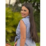 Chemise Lavinia Azul Listrado