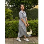 Chemise Leticia Azul Listrado 