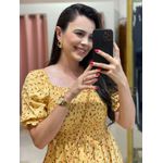 Vestido Daiane Amarelo Liberty
