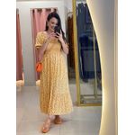 Vestido Daiane Amarelo Liberty