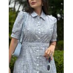 Chemise Laura Azul Estampado