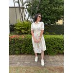 Chemise Laura Amarelo Estampado