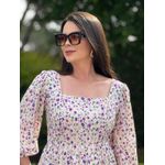 Vestido Clarice Roxo Liberty