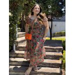 Vestido Luana Verde Estampado 