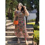 Vestido Luana Verde Estampado 