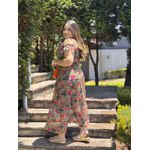 Vestido Luana Verde Estampado 