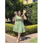 Vestido Tatiana Verde Liberty