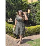 Vestido Tatiana Preto Liberty