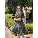 Vestido Tatiana Preto Liberty