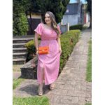 Vestido Eduarda Rosa Liberty Plus