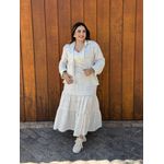 Conjunto Mariah Branco Poa