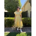 Vestido Catarina Amarelo Listrado