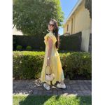 Vestido Catarina Amarelo Listrado