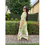 Vestido Rute Verde Estampado