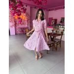 Chemise Laura Vermelho Coração 