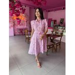 Chemise Laura Vermelho Coração 