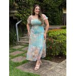 Vestido Luana Verde Agua