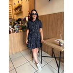 Chemise Claudia Azul Marinho Liberty