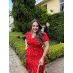 Vestido Rita Vermelho Liberty Plus