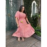 Vestido Nadia Off Liberty Vermelho