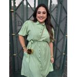 Chemise Manuela Verde listrado 