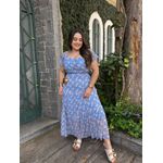 Vestido Luana Azul Liberty