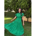 Vestido Catarina Verde Strass