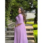 Vestido Cassandra Lilas Liberty