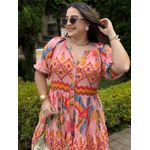 Chemise Renata Rose Estampado 