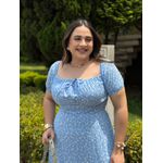 Vestido Eduarda Azul Liberty I