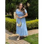 Vestido Eduarda Azul Liberty I