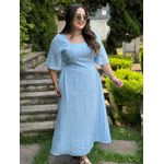 Vestido Cassandra Azul Bebe Liberty