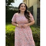 Vestido Alicia Off Liberty Laranja