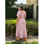 Vestido Alicia Off Liberty Laranja