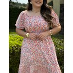 Vestido Alicia Off Liberty Laranja