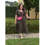 Vestido Antonia Preto Liberty