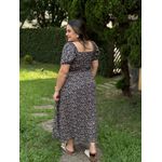 Vestido Antonia Azul Marinho Liberty