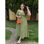 Vestido Antonia Verde Oliva Liberty