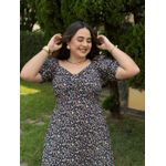 Vestido Antonia Azul Marinho Liberty