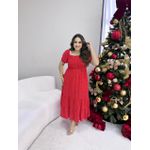  Vestido Alicia Vermelho Poá