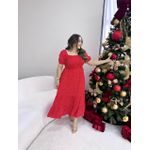  Vestido Alicia Vermelho Poá