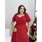 Vestido Nataly Vermelho Liberty Plus