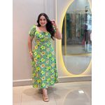 Vestido Debora Verde Floral