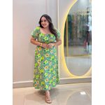 Vestido Debora Verde Floral