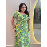 Vestido Debora Verde Floral