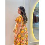 Vestido Anita Marrom Floral