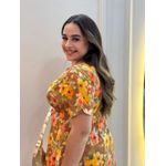 Vestido Anita Marrom Floral