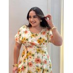 Vestido Anita Off Floral 