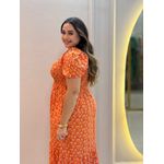Vestido Alicia Laranja Liberty
