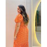 Vestido Alicia Laranja Liberty